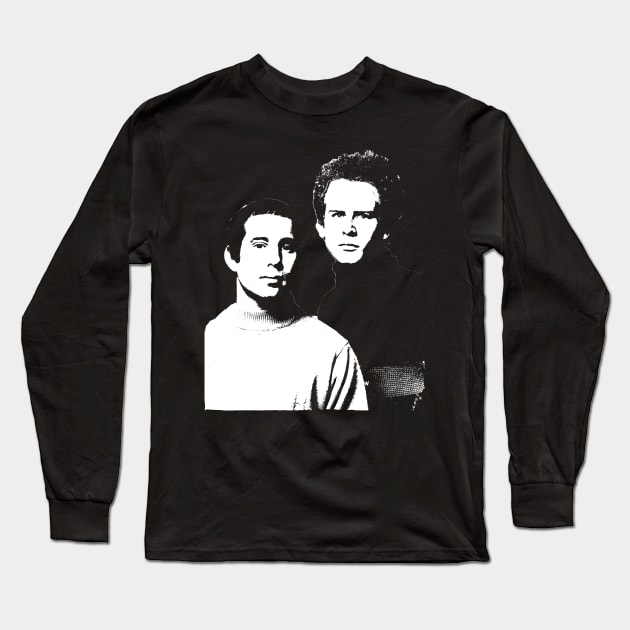 Simon and Garfunkel Long Sleeve T-Shirt by GreenRabbit